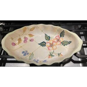 Tracy Porter Evelyn Collection oval Platter floral